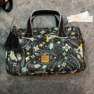 Dooney & Bourke Black 1975 Floral Disney Aladin Women's Bag